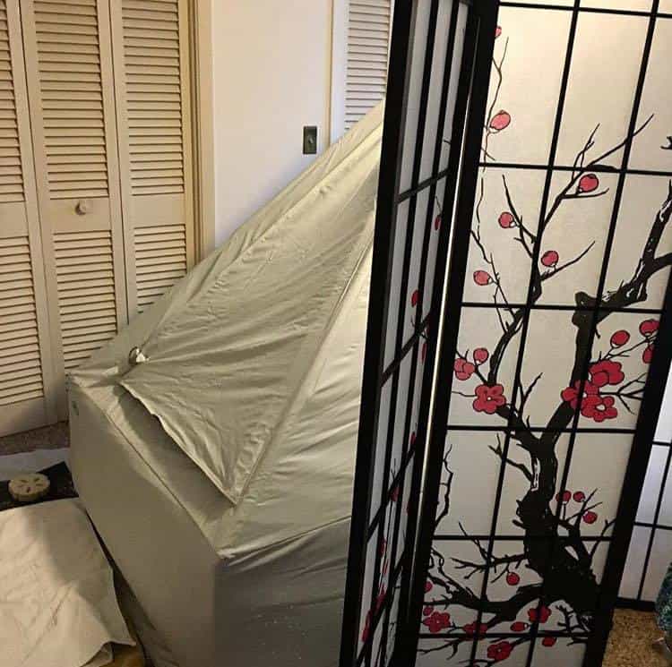 the zen float tent at home Floating At Home